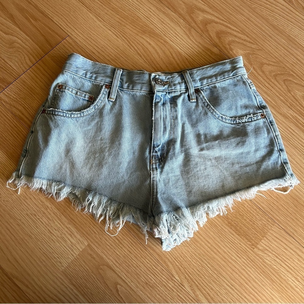 BDG Urban Outfitters Fringe High Rise Jean Shorts Women’s 27